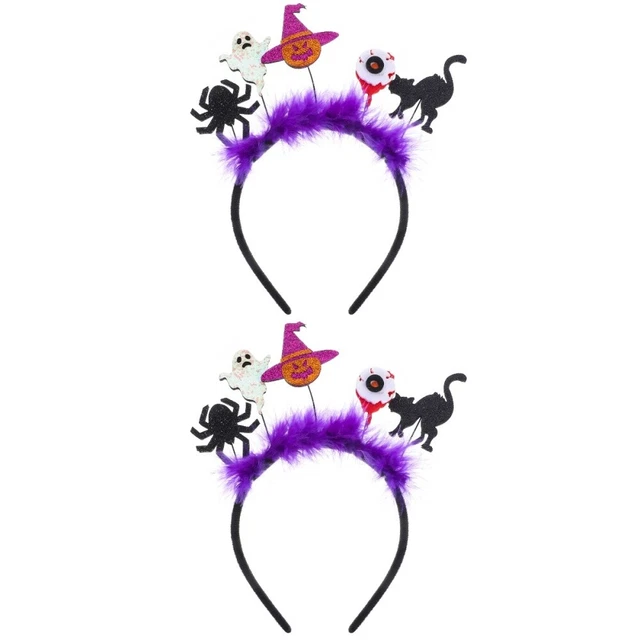 2x sturdy bandeau bandeau d'halloween accessoire de coiffure