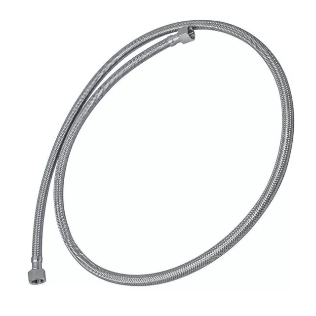 Tuyau tressé femelle HFS(R) 3/8" en acier inoxydable JIC 60" longueur doublure en PTFE 300 PSI