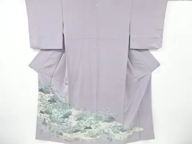 6434770: Japanese Kimono / Vintage Iro Tomesode / Chayatsuji