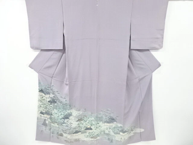 6434770: Japanese Kimono / Vintage Iro Tomesode / Chayatsuji