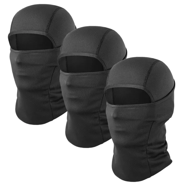 (Pack of 3) Balaclava Tactical Motorcycle Cycling Hunting Outdoor Ski Face Mask