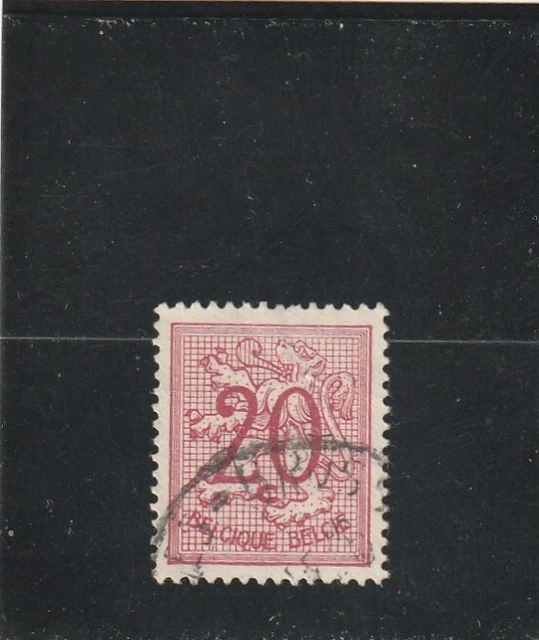 L6123 BELGIQUE N° Y&T 851 de 1951 " Lion Heraldique "  Oblitéré