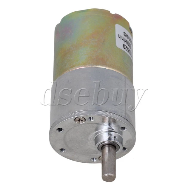 High Torque 12V DC 100 RPM Gear-Box Electric Motor Replacement