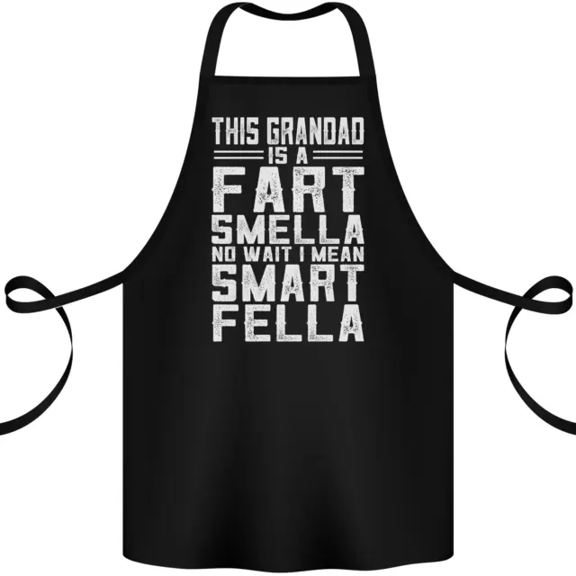 Grandad Is a Fart Smella Funny Fathers Day Cotton Apron 100% Organic