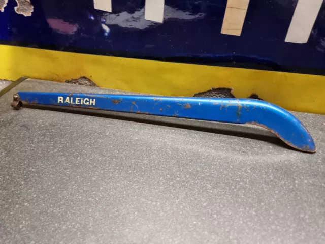 Vintage Blue 26" Wheel Raleigh Hockey Stick Bicycle Chainguard #9132