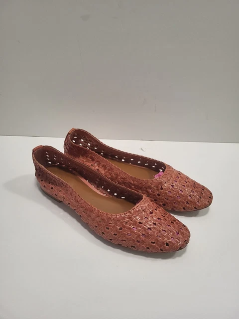 H by Halston Irene Rose Leather Ladies Shoes  Size 7.