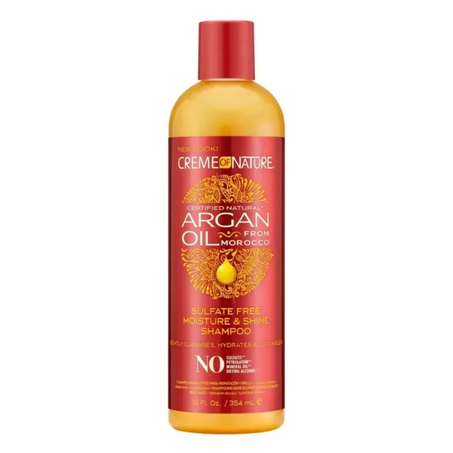 Creme Of Nature - Argan Oil From Morocco Moistue & Shine Shampoo - 12 Oz