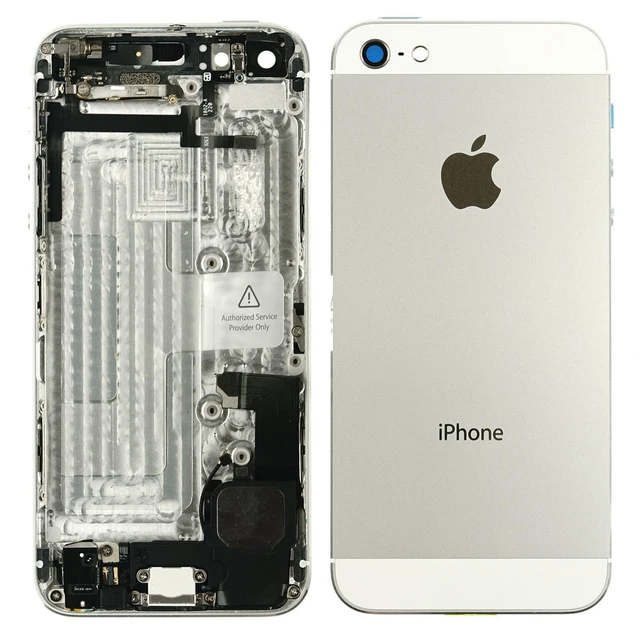 Véritable IPHONE 5 Arrière Boîtier Couvercle Lentille de la Caméra + Parts,Blanc