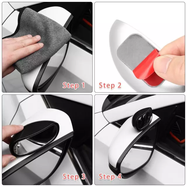 Rotation Car Blind Spot Mirror Parking Aid mirror 360-degree Wide Angle