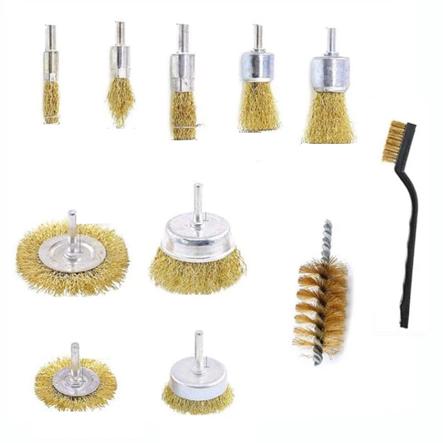 Grinding Brushes Plating Polishing Remover Rotary Shank 6mm Attachment