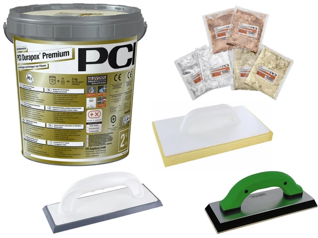 PCI Durapox Premium: Mortero Epoxi Para Rejuntar Azulejos (2kg, Marrón) - Resistente Y Fácil De Limpiar