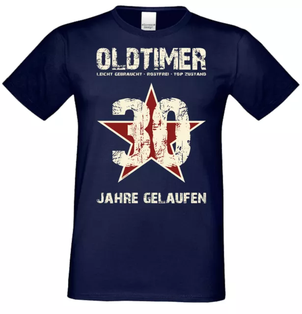 Geschenk 30. Geburtstag 30 Jahre Männer Mann Frau lustig Oldtimer Unisex T-Shirt