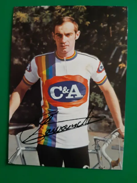 CYCLISME carte cycliste MARCEL LAURENS équipe C & A 1978