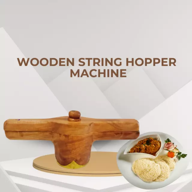 Wooden String Hopper Machine - Authentic Sri Lankan Kitchen Tool