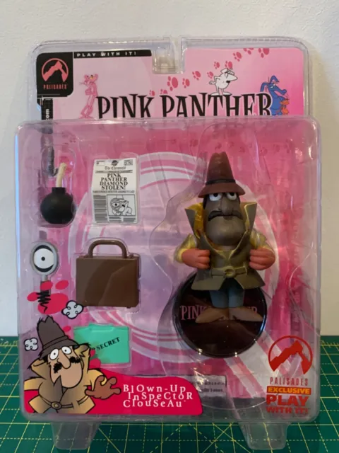 Pink Panther Palisades Toys Inspector Clouseau versione ""Blown up"" nuovo!