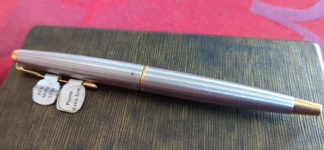 Stylo Plume Parker 45 GT – Acier Brossé Et Doré – Occasion