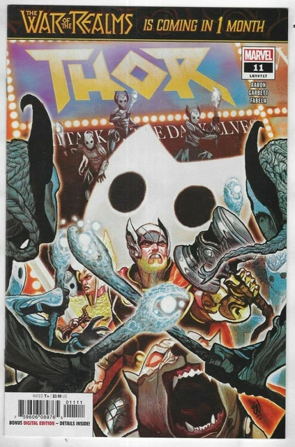 Thor Comic 11 Cover A Mike Del Mundo First Print 2019 Jason Aaron Alfonso Marvel