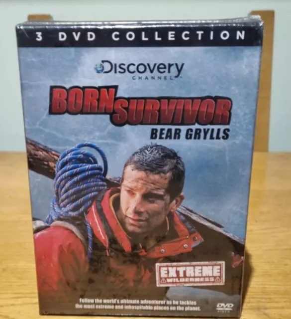 Bear Grylls Born Survivor - Extreme Wildernes (DVD) 3 disc set NEW SEALED
