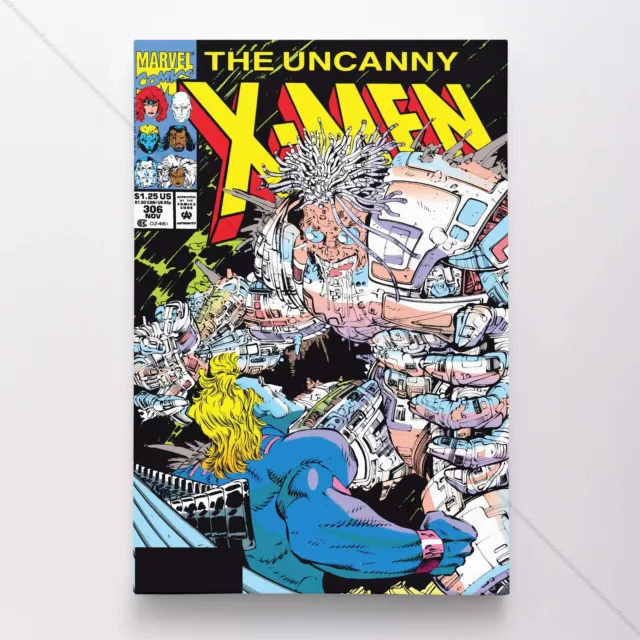 Uncanny X-Men Poster Canvas Vol 1 #306 Xmen Marvel Comic Book Art Print