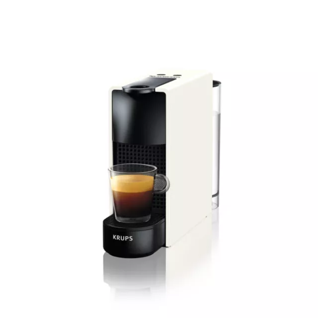 Machine Café nespresso Krups Essence Mini Capsules Expresso Cafetière Blanc