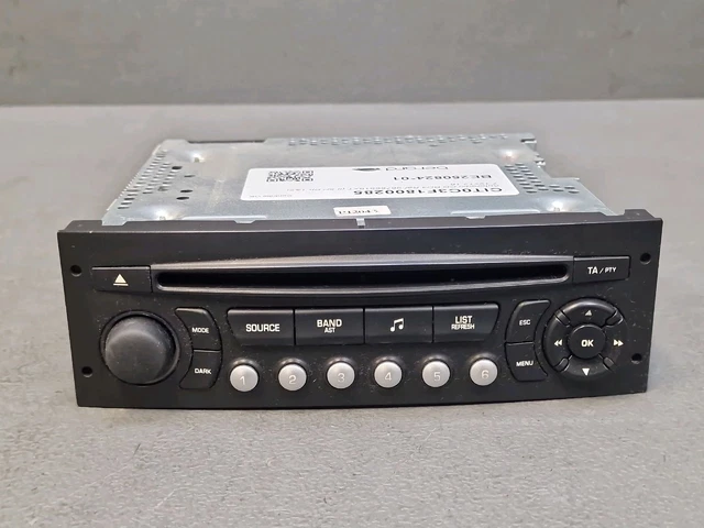 281040-08-0 ACV - Radio frame | Citroën,Peugeot; 1 DIN; black