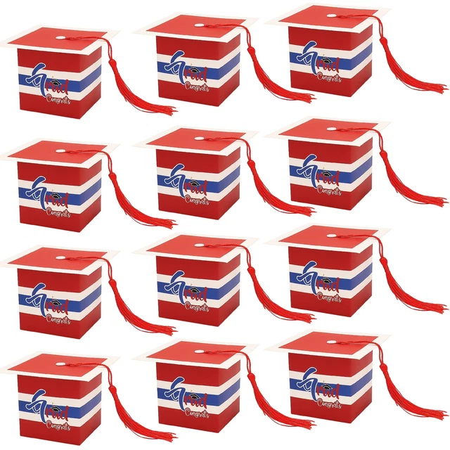 30PCS Graduation Cap Boxes for Gifts, 2023 Graduation Cap
