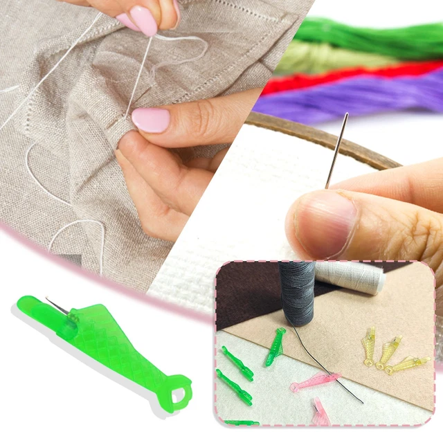 Dispositivo de aguja para máquina de coser fácil de usar para ancianos rosca también❤