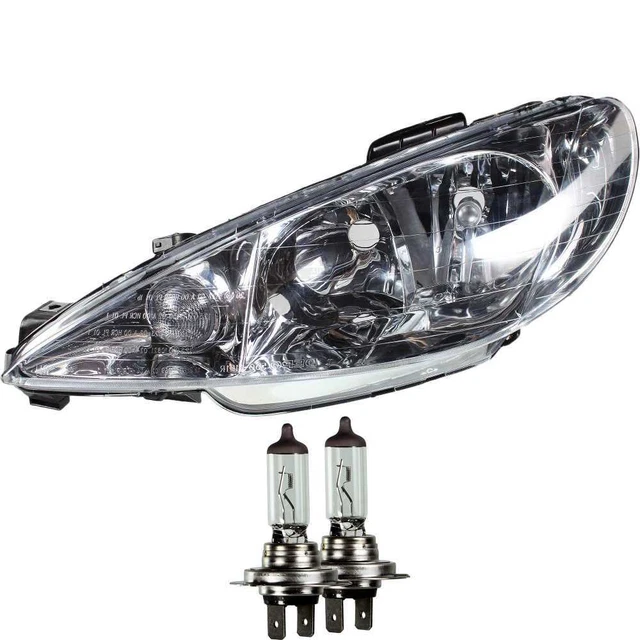 Phare Avant Gauche Halogène Valeo Haute Performance Pour Peugeot 307 2001-2005 | Pièce D'origine Qualité équivalente