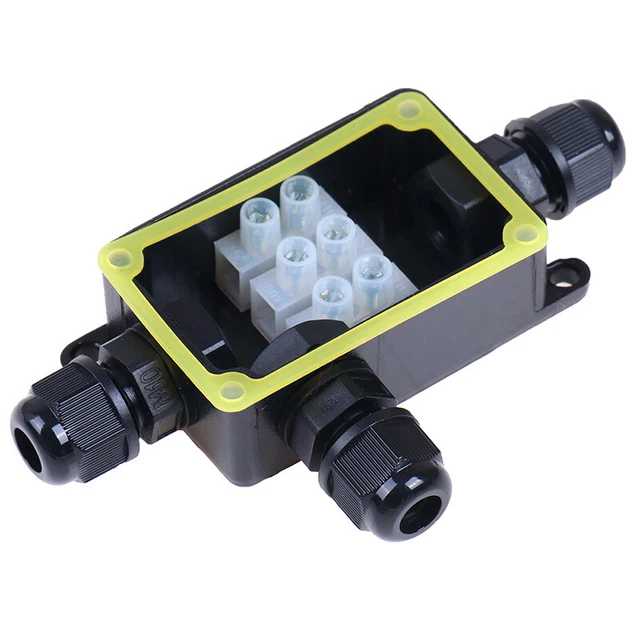 3WAY IP66 OUTDOOR Waterproof Cable Connector Junction Box With Terminal ...