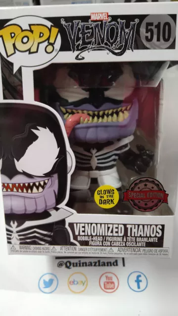 Funko Pop! MARVEL VENOM  N° 510 Venomized Thanos GITD SPECIAL EDITION (FU34)