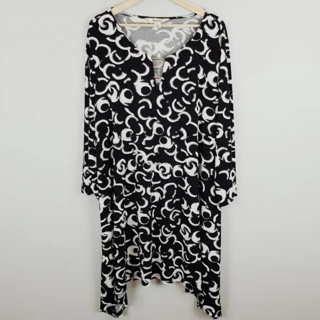 [ BEME ] Womens Patterned 3/4 Sleeve Tunic Top  | Size XL or AU 26