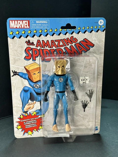 Marvel Legends Retro Spider-Man Bombastic Bag Man Exclusive Action Figure - NEW