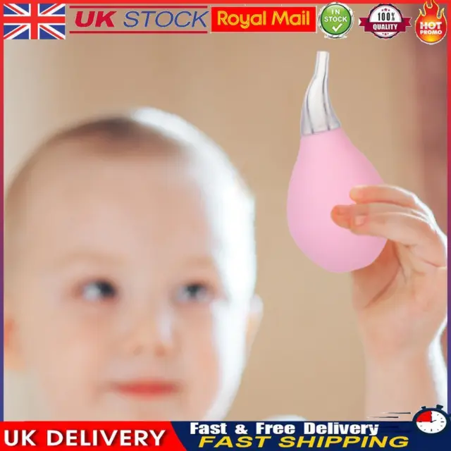 Newborn Infant Nasal Suction Soft Tip Mucus Vacuum Silicone Tip Water Drop Shape