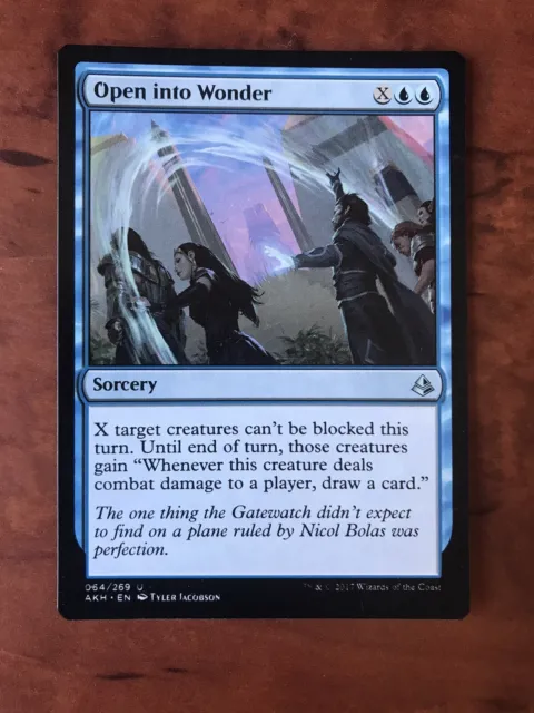 Open Into Wonder MTG Magic the Gathering Card NM Near Mint Amonkhet AKH