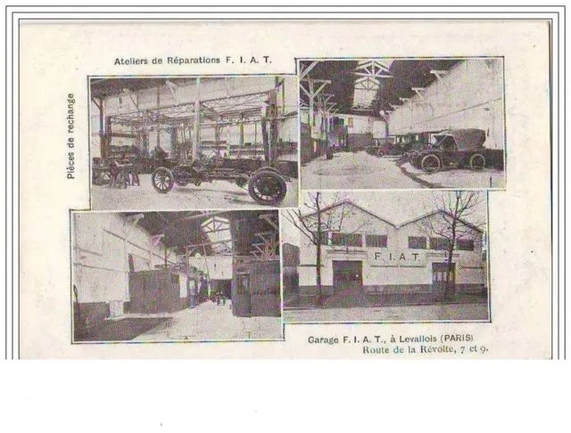 Garage FIAT à LEVALLOIS Route de la Révolte 7 et 9 Pièces de rechange At - 1551