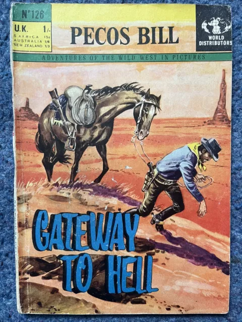 Pecos Bill Wild West Picture Library Comic No. 126 Gateway to Hell