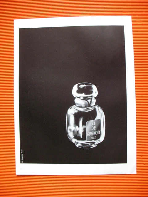 1969 Givenchy Perfume Le De French Ad Press Advertisement