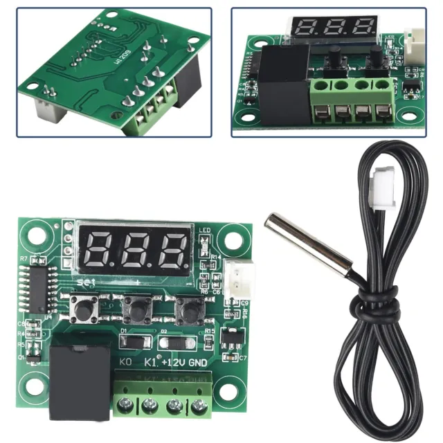 -50-110°C W1209 12V Digital Thermostat Sensor/Temperature Control Module