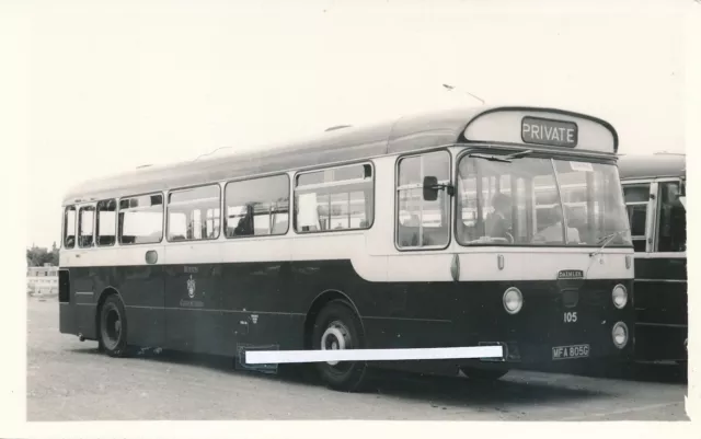 016 Bus Photo -  Burton on Trent Corporation.  Fleet no. 105,  reg. no. MFA805G.