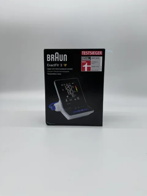 Braun ExactFit 3 Oberarm-Blutdruckmessgerät für Zuhause mit zwei Manschettengröß