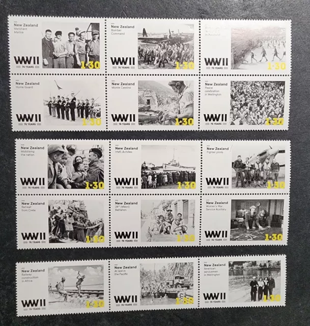 N. Zealand  2020 WWII Anniversary Set MUH  H41