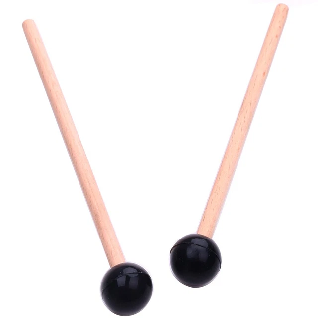 Maillets De Marimba En Caoutchouc Et Manche Bois - Paire Percussion