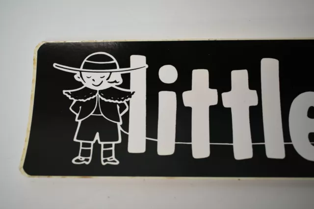 Vintage NOS Little Dude Boat Trailer Decal Sticker 11x2.5 2