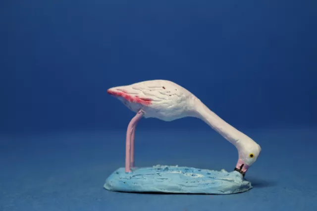 Santons Animaux collection B. Sauvat Flamant rose.