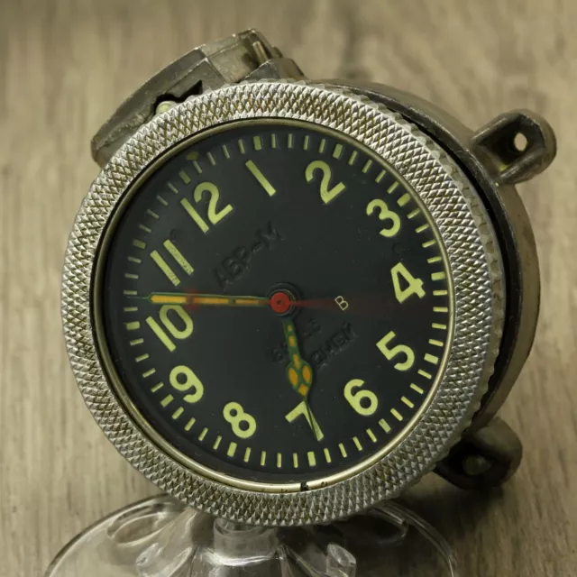 AVR-M aircraft modernized USSR Soviet military mechanical clock 5 days