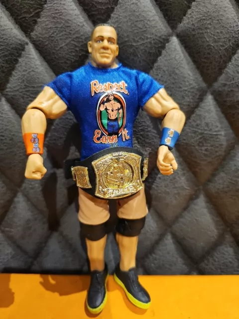 WWE Wrestling Mattel Elite Series 54 John Cena Figure & Belt Missing Accessories