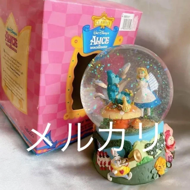 DISNEY ALICE IN Wonderland Music Box Snow Globe Collection 606 £193.43