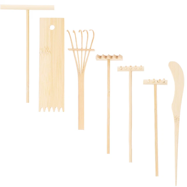 1 Set dekorativer Mikro -Rakes Tabelle Miniatur Rakes DIY kleine Rakes Desktop