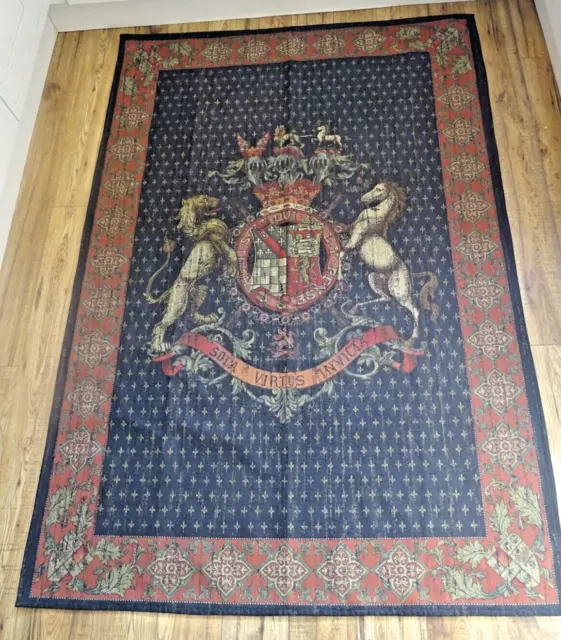 Multiyork schwarzes Wappen Wandteppich/Teppich 76"" x 52"" Zoll