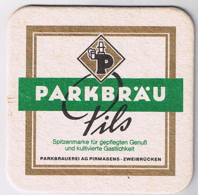 Beer Coaster Parkbrau Pils